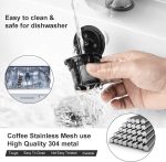 Reusable K Cups For Keurig, Reusable K CUP Coffee Filter Refillable Single K CUP for Keurig 2.0 1.0 BPA Free-6 Packs - Image 4